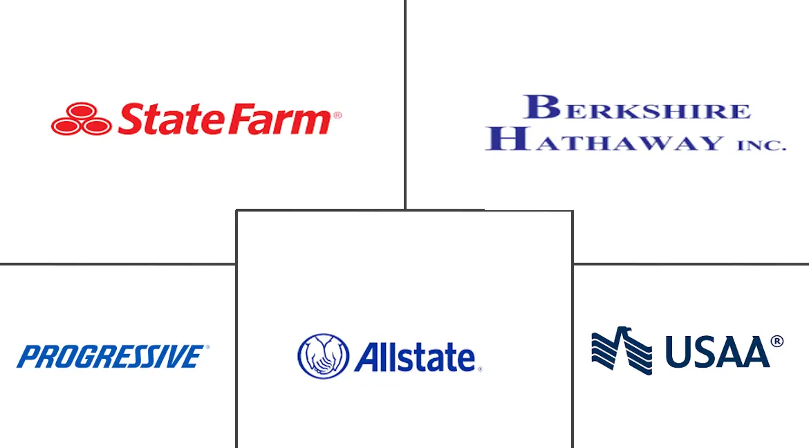 美国汽车保险市场规模和份额