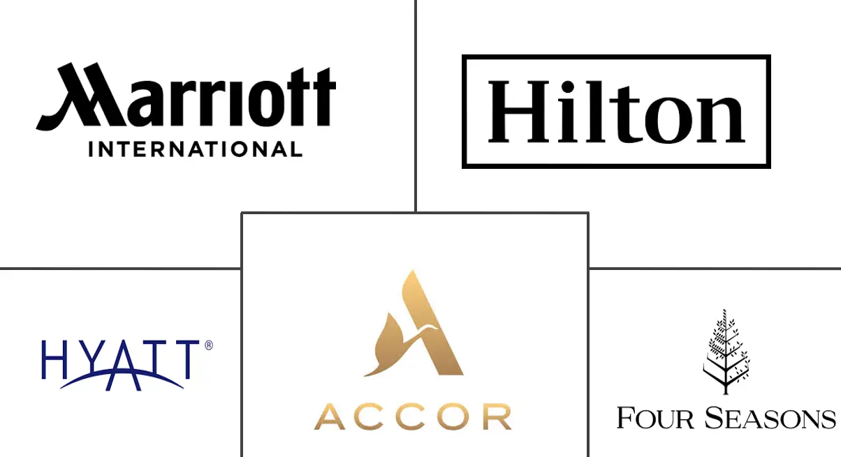 美国豪华酒店市场规模及份额