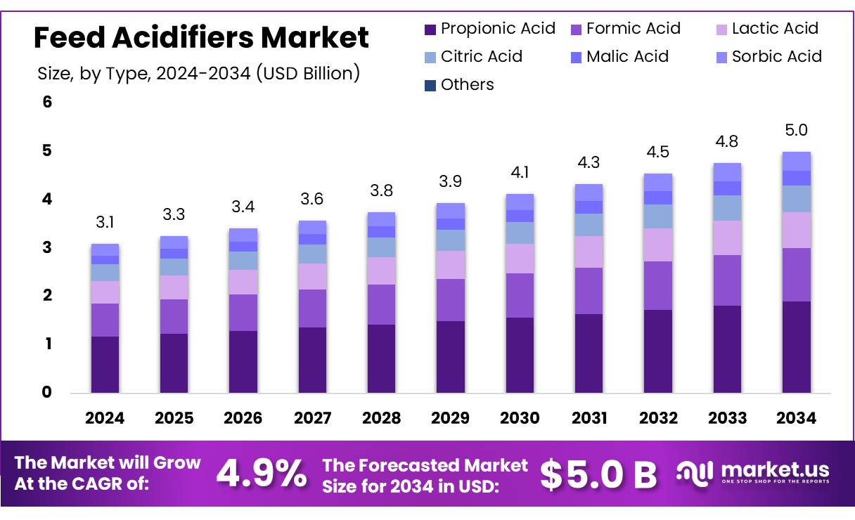 饲料酸化剂市场(2025-2034)