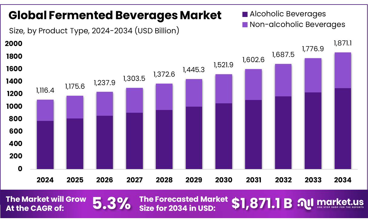 发酵饮料市场(2025-2034)