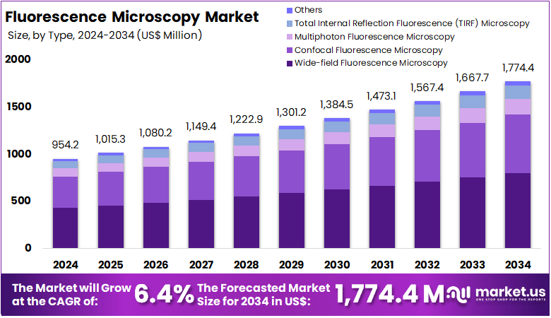 荧光显微镜市场(2025-2034)