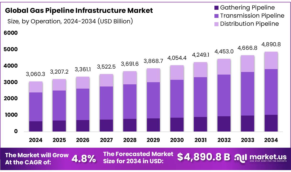天然气管道基础设施市场(2025-2034)