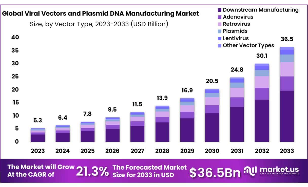 病毒载体和质粒 DNA 制造市场(2024-2033)