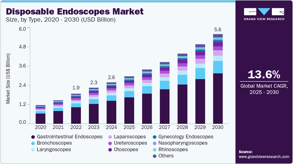 一次性内窥镜市场（2025 - 2030）