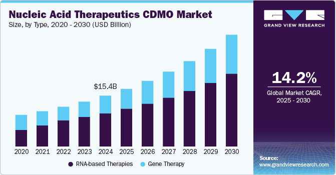 核酸治疗 CDMO 市场（2025 - 2030）