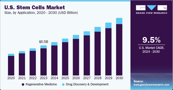 美国干细胞市场（2024 - 2030）