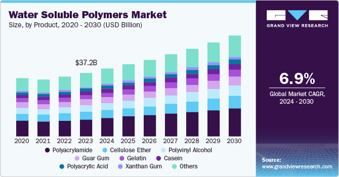 水溶性聚合物市场（2024 - 2030）