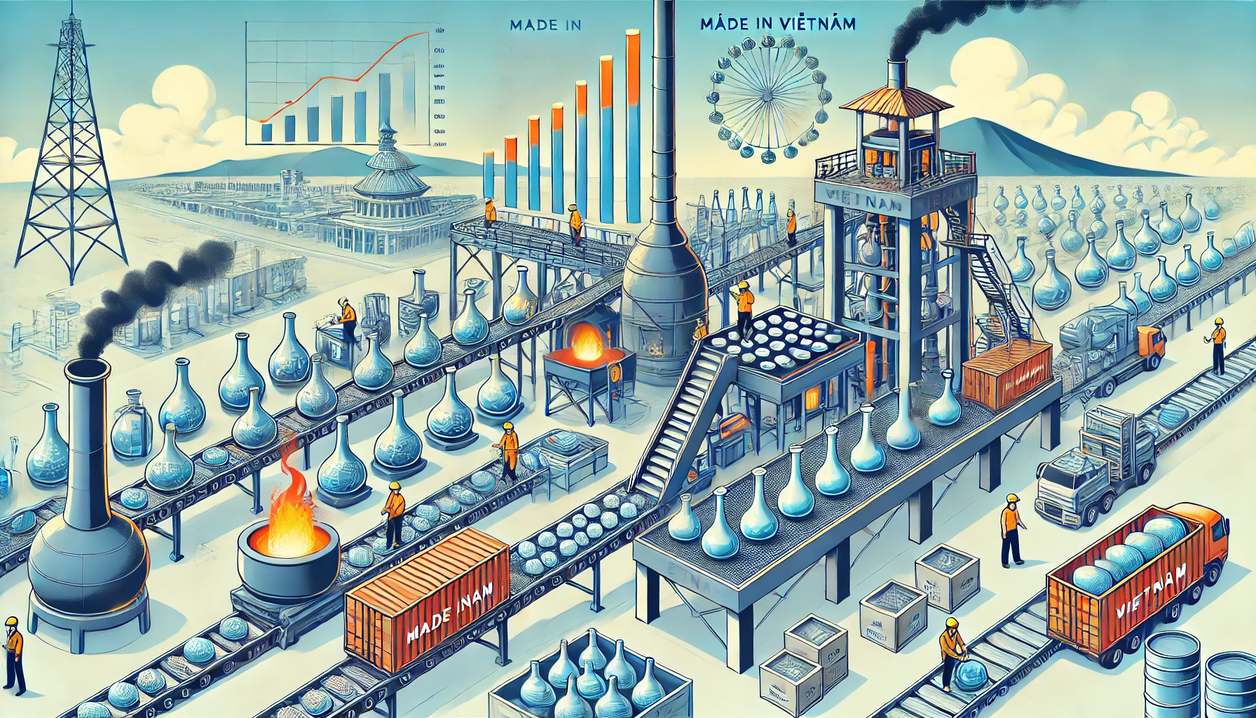 消费品：5月份越南玻璃器皿进口增长2.80%