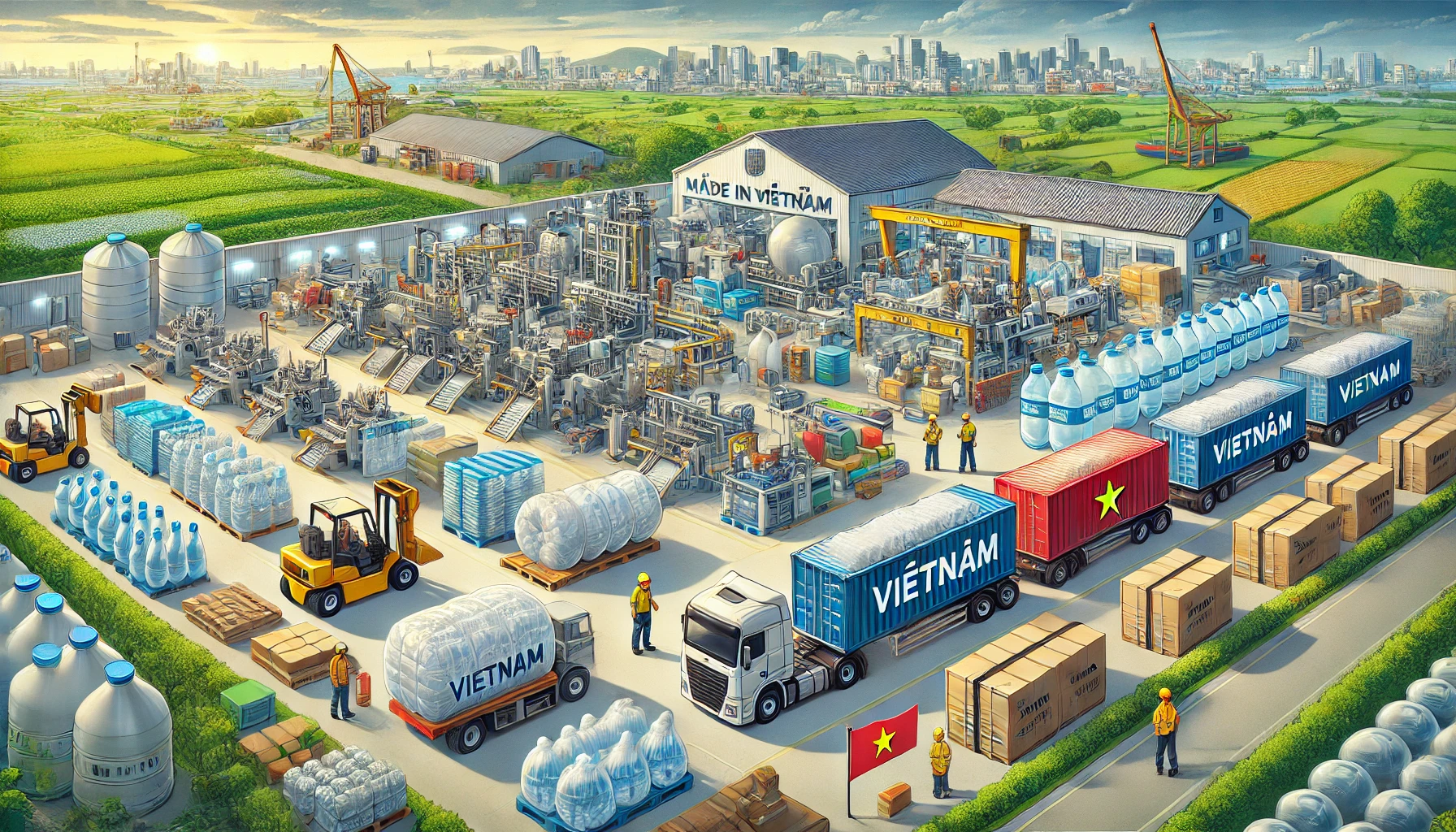 1月份越南塑料出口量下降11.04%