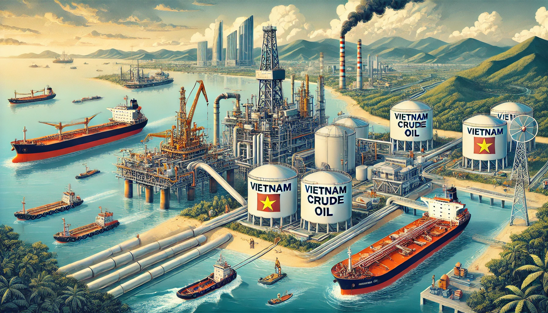 原油：越南5月出口量暴跌38.36%