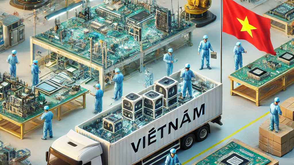 [表] 2025 年 8 月越南计算机和电子产品出口目的地