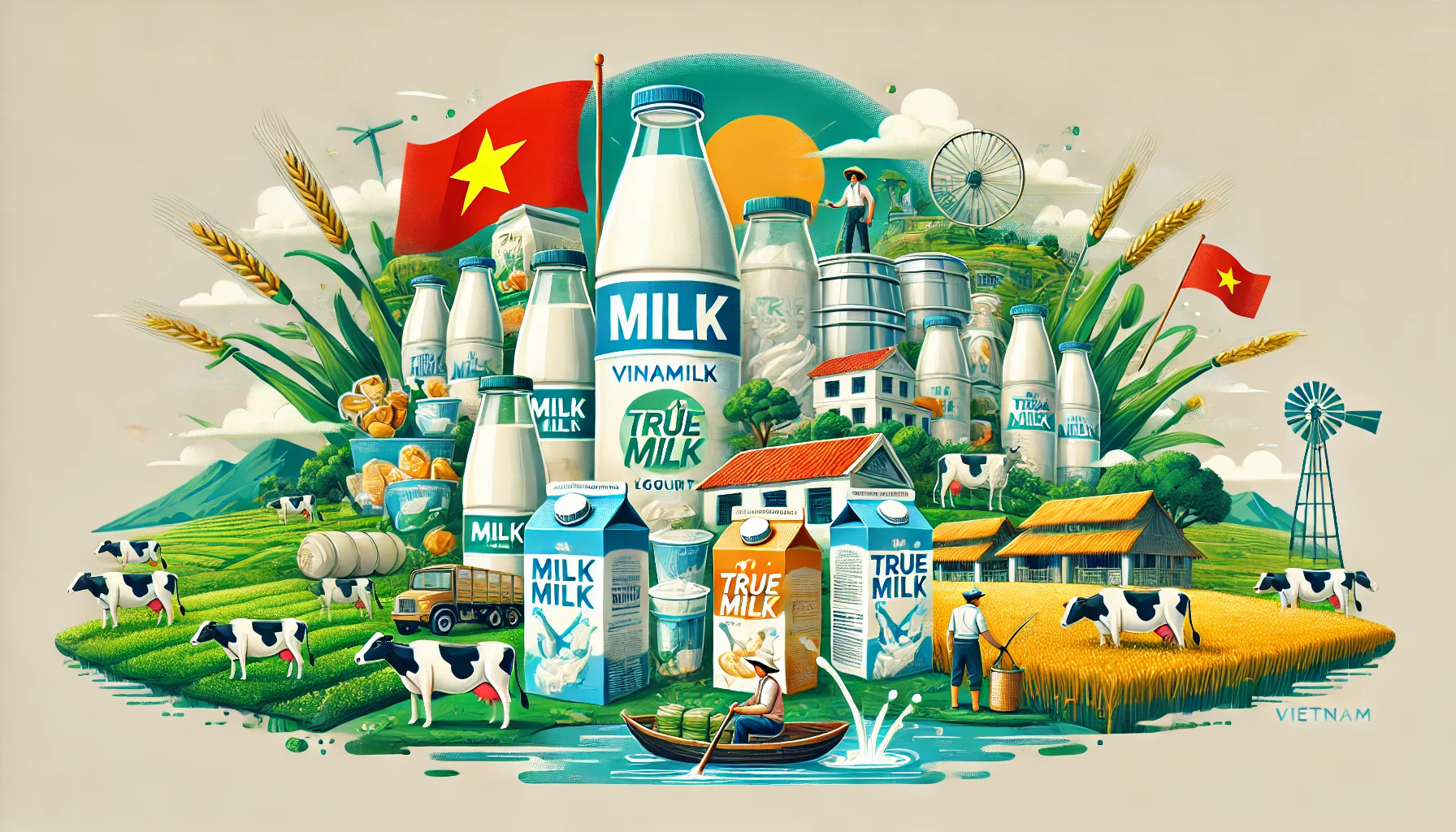 2025年2月越南奶粉产量增长14.8%