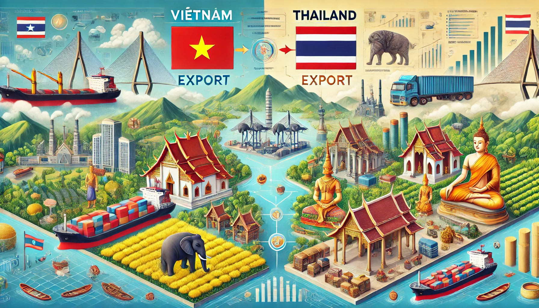 贸易：7月份越南对泰国的发货量下降8.81%