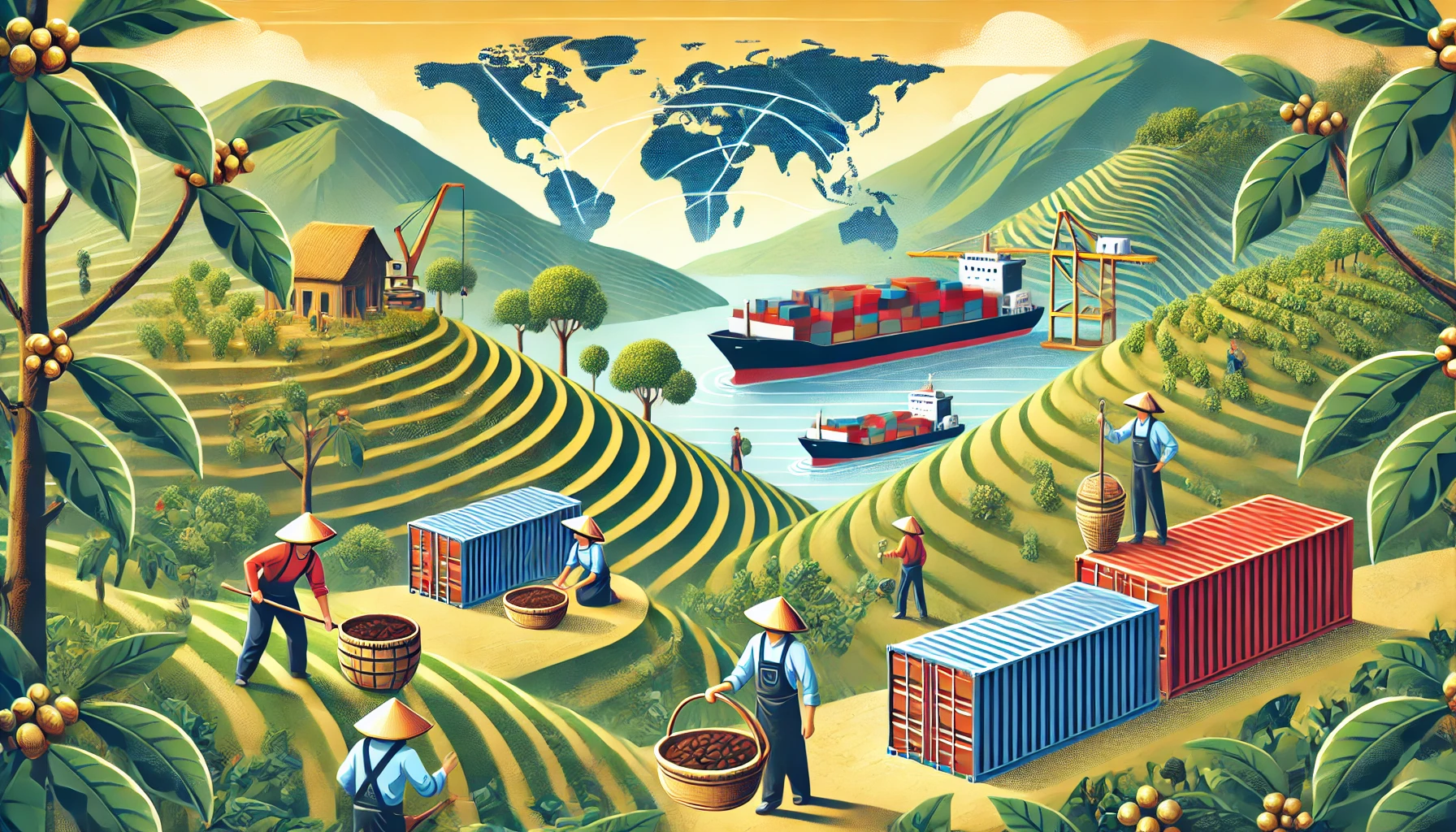 咖啡：印度尼西亚瞄准越南全球第二大咖啡生产国