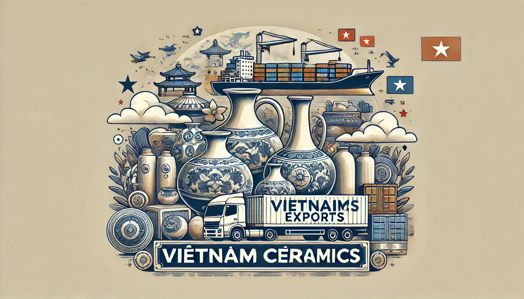 1月份越南陶瓷产品出口下降25.46%