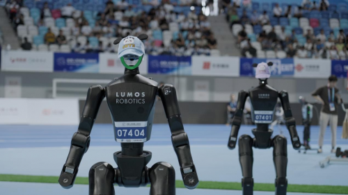 "舞"林争霸见证中国速度:鹿明机器人LUS2斩获世界人形机器人运动会群舞赛亚军(图3) "舞"林争霸见证中国速度:鹿明机器人LUS2斩获世界人形机器人运动会群舞赛亚军(图3)