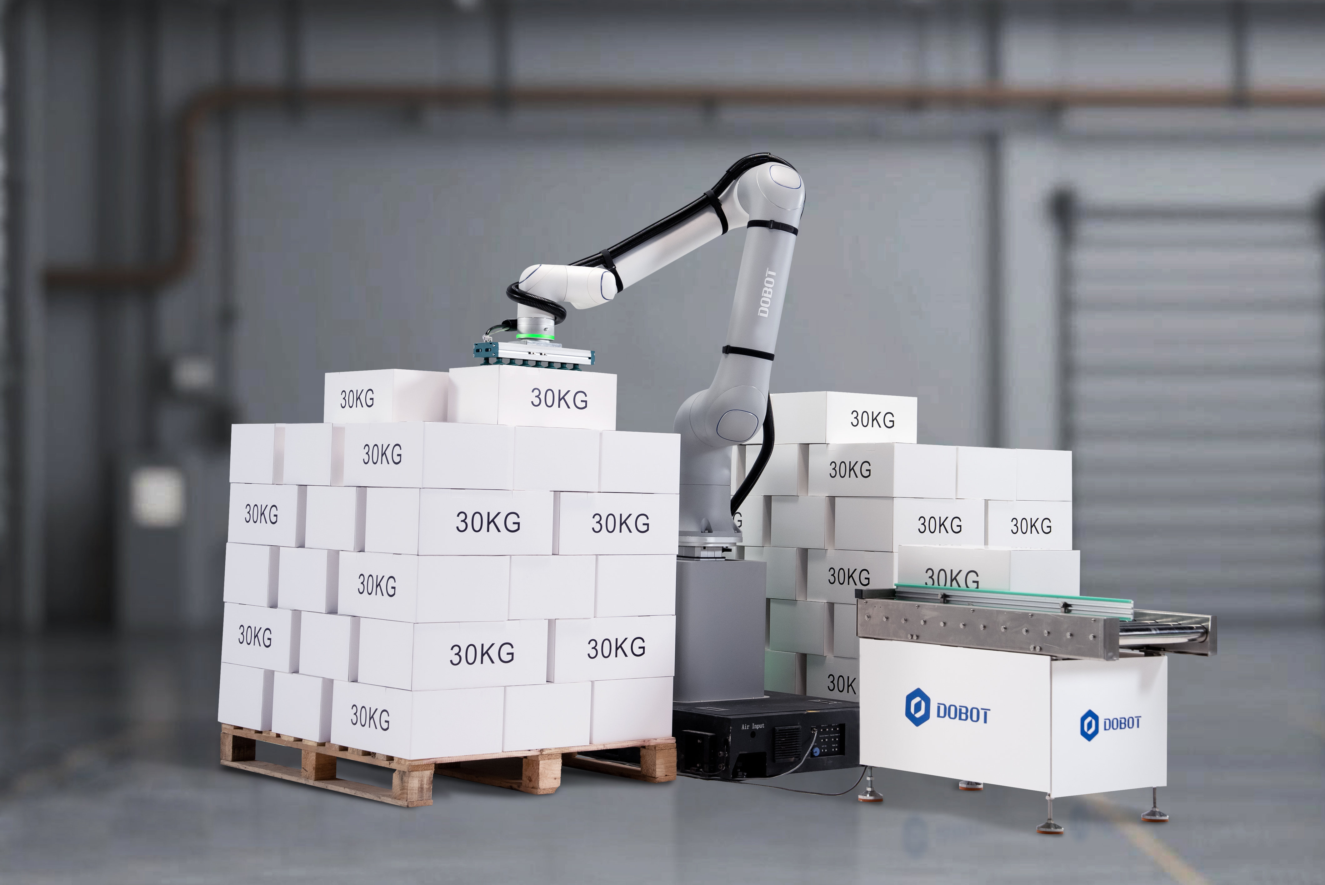 越疆CR30H码垛机器人,负载30KG+300/S关节速度,破解行业负重与速度难题!(图1) 越疆CR30H码垛机器人,负载30KG+300/S关节速度,破解行业负重与速度难题!(图1)