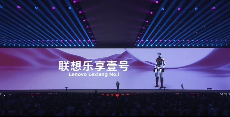 联想首位人形机器人“硅基员工”，亮相(图1)