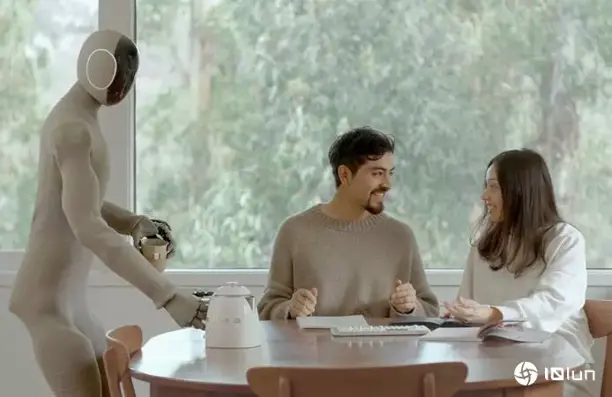 家务人形机器人NEO Gamma 可成为家庭日常助手(图1)