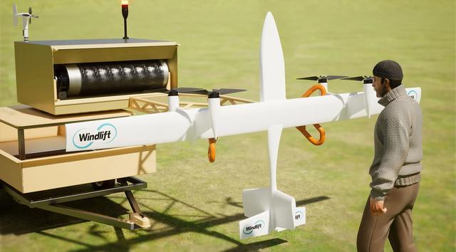 8字循环，无限动力：Windlift 无人机利用风能实现离网能源(图2)