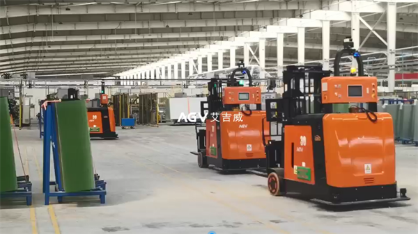 再创新例：艾吉威无人叉车助力光伏玻璃企业物流无人化(图3)