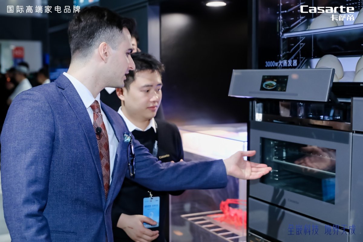 行业首创！卡萨帝厨电全嵌智慧厨房亮相AWE展(图3)
